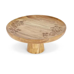 High Selling Top Quality Mango Enamel Printed Wooden Cake <b>Stand</b> Flower Design Best Quality Round Shape <b>Cupcake</b> <b>Stand</b> Handmade - Product Image 4