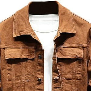 Vestes en jean vintage pour hommes, nouvelle arrivée, vente chaude - Personnalisable, écologique, 100% coton, streetwear léger - Product Image 4