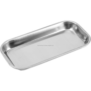 Hospital Surgical Dental Stainless Steel <b>Instrument</b> Tray Autoclavable Rust Resistant Wholesale Supplier Manufacturer - Product Image 3