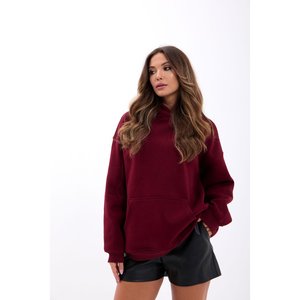 Sweat surdimensionné 7214 - Bordo - Tissu tricoté élégant - Product Image 5