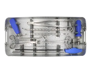 Kit d'implant orthopédique vétérinaire plaques osseuses vétérinaires vis de verrouillage corticales Kit d'instruments chirurgicaux vétérinaires - Product Image 4