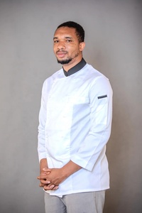 <b>Chef</b> Uniforms Jacket Shirt <b>Tops</b> Woven Restaurant Polyester Cotton Fabric Kitchen <b>Chef</b> Coat Hotel Uniform Jacket - Product Image 4
