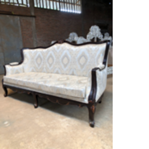 Sofá Clásico Elegante, Conjunto de Sofás Largos, Tapicería de Cuero, Madera, Sofá Modular, Muebles de Sala de Estar, Chaise Longue, Interior - Product Image 6