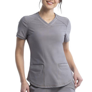 Nouveaux ensembles de blouses médicales pour femmes, personnalisables, imperméables, en spandex extensible, uniformes de clinique pour médecins, vêtements pour femmes - Product Image 4