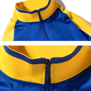 Vente en gros de combinaisons de jogging pour hommes avec logo personnalisé vêtements de sport en polyester et coton respirants survêtements de course de grande taille pour l'hiver - Product Image 6