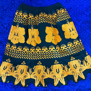Falda pohnpeiana Micronesia tradicional diseño de vestido de baile bordado estilo informal con bordado decorativo - Product Image 1