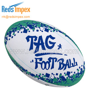 Balle de rugby Tag en caoutchouc synthétique durable, légère, haute adhérence, parfaite pour l'entraînement et le jeu récréatif - Product Image 1