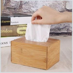 Natural Bamboo Tissue Holder-Health-Safe <b>Laminated</b> Design for Home or Office VIET FARGIMEX - Product Image 5