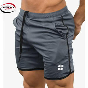 กางเกงขาสั้นยิมที่กําหนดเองคุณภาพสูง 2 ใน 1 โพลีเอสเตอร์กางเกงขาสั้นกลางแจ้งแห้งเร็ววิ่งกางเกงขาสั้นยิมบุรุษติดตั้ง - Product Image 6