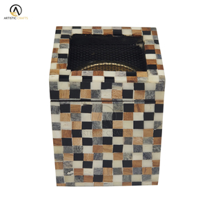 Brûleur d'encens multicolore au design traditionnel en brique Bakhoor Encens Bois Résine Charbon de bois Diffuseur d'aromathérapie pour les maisons - Product Image 2