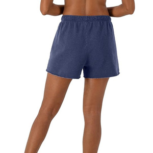 Shorts de survêtement en molleton 100 % coton pour femme, décontractés, pour la gym, l'entraînement, la course à pied, vente chaude avec motif uni et poches BY HI 2026 - Product Image 6