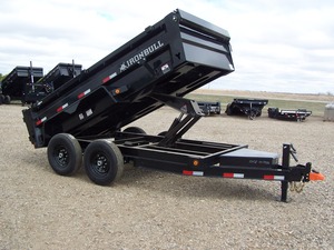 Iron Bull DTB8314072 Dump <b>Trailer</b> 14FT Tandem Axle Hydraulic Dump <b>Trailer</b> | Heavy Duty Construction & Material Hauling - Product Image 2