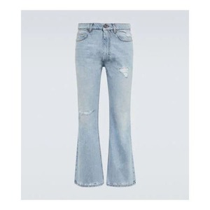 Pantalon évasé pour homme Jeans à jambe large Vêtements en denim Jean évasé délavé et déchiré pour homme - Product Image 2