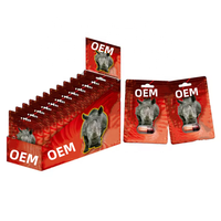 Carte 3D Red Rhino de conception variée pour pilules en poudre de la série 69, nouveau style 3D 5D lenticulaire 2019