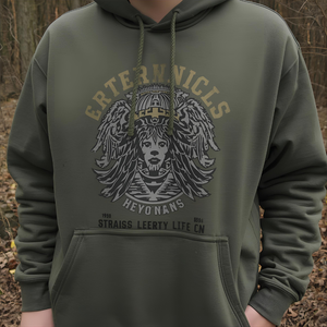 Sudadera con Capucha Personalizada Estampada de 650 GSM, Gruesa, para Invierno, de Poliéster/Nylon, con Logotipo Personalizado y Opciones OEM/ODM - Product Image 4