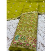 Nouvelle mise à jour multi fil broderie séquence Georgette tissu en mousseline de soie pour les femmes robes faisant à un prix abordable