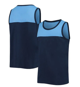 Vente en gros été 100% coton Workout Sleeveless Hoodies Hommes Muscle Fitness Gym Musculation Couper Stringer Débardeur - Product Image 4