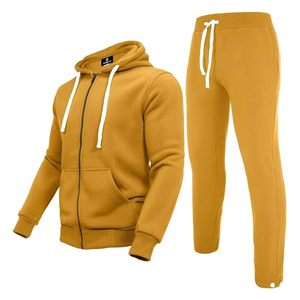 Conjunto de chándales transpirables de lana sólida de primera calidad para hombre, superventas de 2025, cuello con capucha personalizable para invierno - Product Image 1