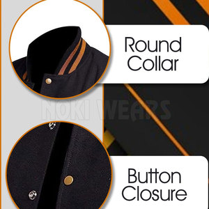 Veste de baseball en vente chaude, fabriquée au Pakistan, avec logo personnalisé, veste de baseball élégante - Product Image 6