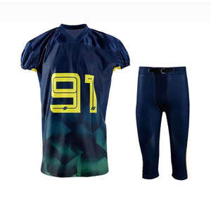 American <b>Football</b> Uniform Custom Logos Embroidery Digital Print Short Jersey Pant Team Sets Adults Plus Size Anti-Bacterial - Product Image 6