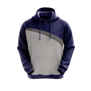 Sudadera con capucha de sublimación de hombre de gran tamaño para ropa de calle con logotipo personalizado en blanco - Product Image 1