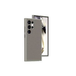 Coque de protection en fibre de carbone compatible MagSafe Netzy Titanium Edition pour Samsung Galaxy S24 Ultra SAFA T-Carbon, en boîte - Product Image 1
