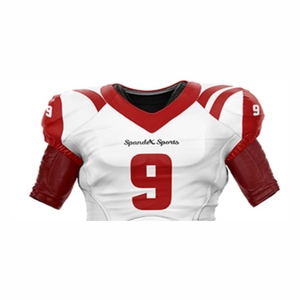 ชุดกีฬาอเมริกันฟุตบอลแบบโบราณออกแบบได้ตามต้องการเหมาะสำหรับทีมและผู้เล่น - Product Image 4