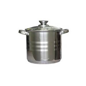 Fazék Inox 5,6 Literes Üveg Fedővel 20cm - Product Image 1