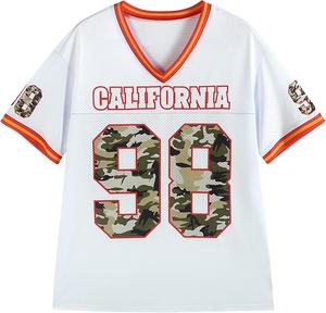 Uniformes de Fútbol Americano Personalizados de Primera Calidad, Camisetas Transpirables con Mangas de Malla Absorbente de Sudor para Hombre - Product Image 5