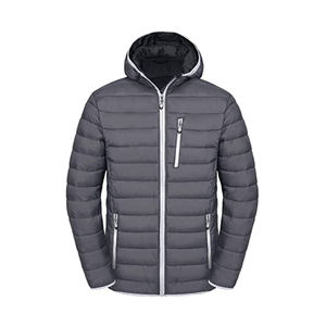 Custom <b>Men</b> Winter Puffer Coat Insulated Hooded <b>Jacket</b> with Zipper Pockets, Wholesale Winters outdoor <b>jacket</b> - Product Image 2