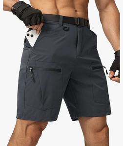 Short de sport de fitness à séchage rapide pour hommes en maille très vendu short décontracté solide et respirant fermeture à la taille élastique d'Inde - Product Image 5