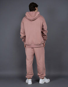 เสื้อฮู้ดดี้แบบหนา ปักลาย กระเป๋าเสื้อ ผ้าฝ้าย 100% สไตล์อเมริกัน รุ่นใหม่ ปี 2025 น้ำหนัก 400 กรัม ทรงปกติ สีพื้น สำหรับฤดูหนาว ใส่ได้ทั้งชายและหญิง - Product Image 3