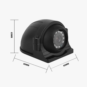 Cámara de Visión Lateral AHD 1080P 2MP con Monitor y Luz LED de Relleno | Cámara de Reversa para Camión/Autobús, Gran Angular de 155°, Resistente al Agua IP69K, 12-36V - Product Image 2