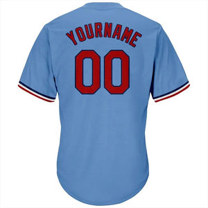 Nouveauté, dernier design, maillot de baseball unisexe, couleur personnalisée, 100% polyester, uni, taille personnalisée, sublimation, respirant, pas cher - Product Image 3