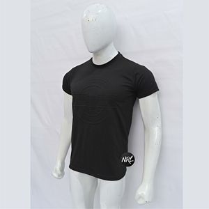 เสื้อยืดคอตตอนผู้ชายไซส์ใหญ่ แบบขายส่ง OEM สีพื้น แขนสั้น คอกลม สไตล์ลำลอง พร้อมพิมพ์ลายด้านหน้า รับออกแบบตามสั่ง - Product Image 2