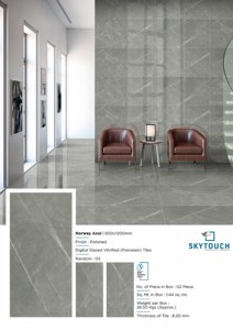 Offre spéciale Skytouch revêtement de sol et revêtement mural design dalle de marbre gris naturel pour grand projet - Product Image 3