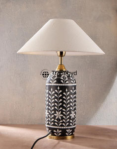 Lampe LED E26 AC écologique en os incrusté, design moderne haut de gamme, pour projets de décoration intérieure Tradebyd - Product Image 2