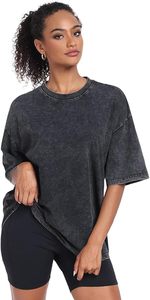 ACID Camiseta de algodón 100% para mujer Loose Fit Oversize Tela suave y duradera Fácil de usar Fabricado en fábrica y disponible en línea - Product Image 4