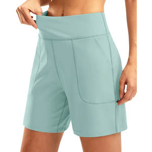 New Arrival Compression <b>Shorts</b> With Pocket Workout Fitness Wear <b>Women's</b> <b>Shorts</b> Sexy Breathable Fitness <b>Women's</b> <b>Shorts</b> - Product Image 3