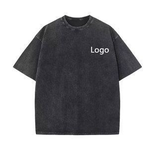 T-shirt oversize élégant à prix de gros premium pour hommes, streetwear d'été, décontracté, rayé, confortable, grande taille - Product Image 2