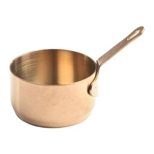 Pure Copper Non-Stick Saucepan with Pot Cover CE Certified Contemporary Design for Home & Restaurant Use - Product Image 2