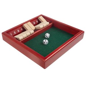 Shut the Box de luxe fait main en bois durable, vente en gros à bas prix - Product Image 1