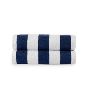 ผ้าขนหนูชายหาดลายทางสำหรับวันหยุดพักผ่อนในเขตร้อน ขนาด 32x64 นิ้ว ผลิตจากผ้ากำมะหยี่เนื้อนุ่มสบาย เหมาะสำหรับสระว่ายน้ำ ชายหาด วันหยุดพักผ่อน สำหรับเด็ก พร้อมบริการผลิตแบบ OEM ODM รวดเร็ว - Product Image 5