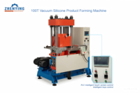 Machine de vulcanisation sous vide pour la production de cadeaux en silicone 100T certifiée CE, machine de formage de produits en silicone de niveau sécurité alimentaire