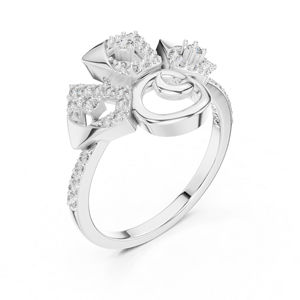 Anillo de Diamante Cultivado en Laboratorio, Chapado en Oro Rosa de 14K, Redondo, para Mujer, 0.35 Ct, Certificado IGI |   Ropa de Fiesta a la Moda |   Diamante Cultivado Nuevo - Product Image 6