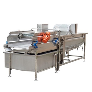 Machine à laver automatique de légumes et de fruits Machine alimentaire de légumes à courant de Foucault - Product Image 4