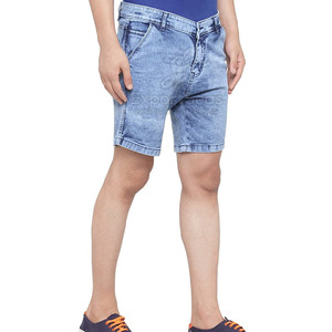 Shorts en jean décontractés à la mode Usage quotidien Shorts en jean bleus élégants pour hommes pour les activités de plein air - Product Image 3