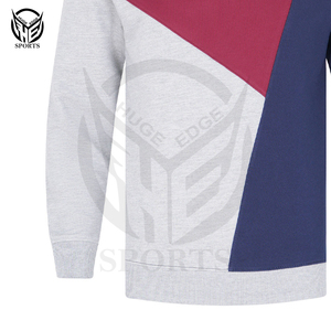 Pull-over d'hiver en coton polaire uni à logo personnalisé Sweat-shirt pour hommes Impression de logo personnalisé de haute qualité - Product Image 4