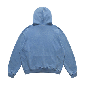 Pull à capuche en molleton de coton surdimensionné 100% unisexe Streetwear lourd broderie de poche kangourou à séchage rapide vêtements d'hiver - Product Image 4