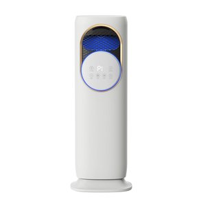 Calefactor Eléctrico Blanco Tipo Torre con Ventilador y Circulador de Aire, con Panel de Control Digital para Hogar y Oficina - Product Image 1